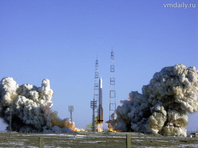 Запуск ракеты-носителя Протон-М. SES-6